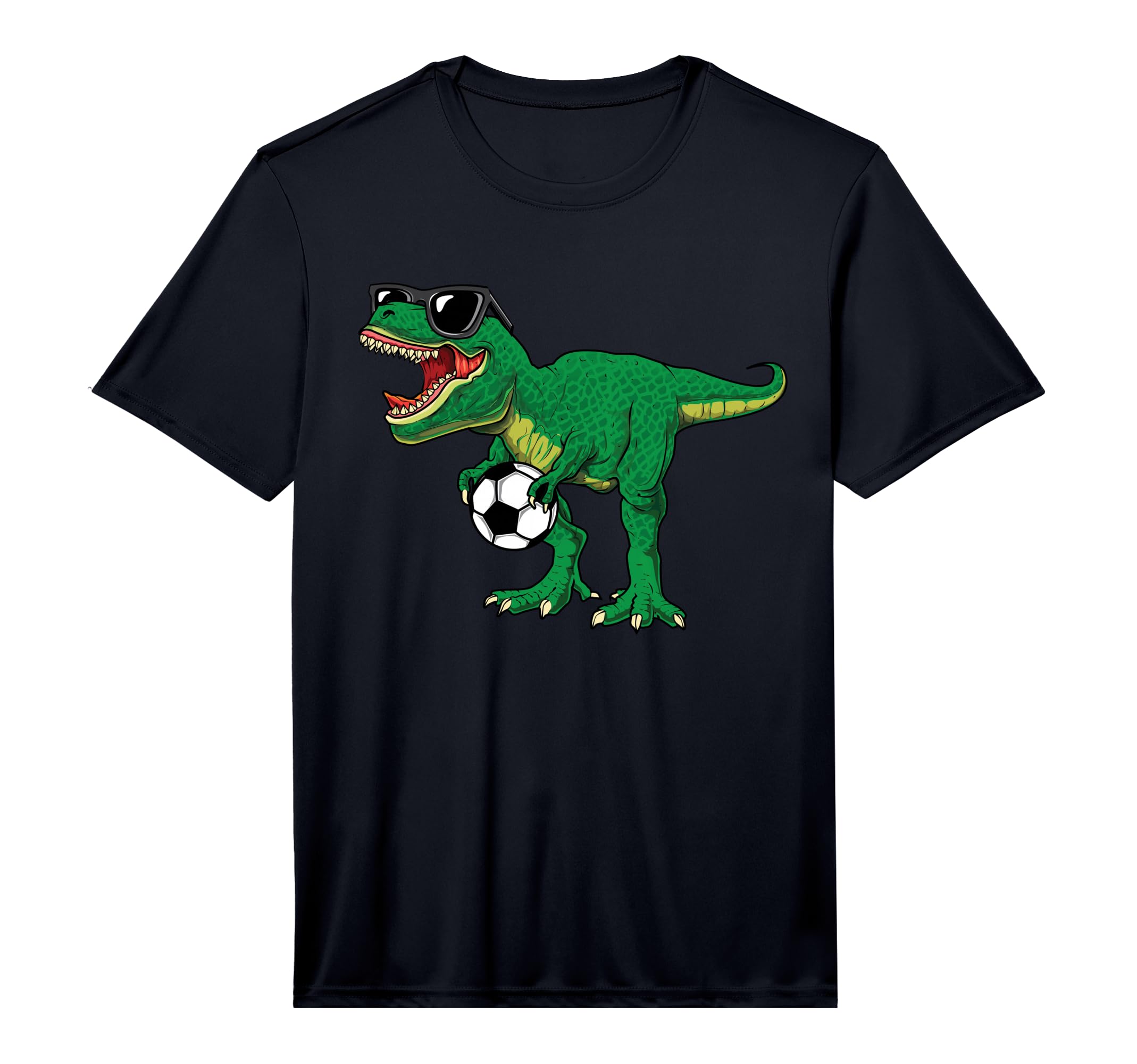 T Rex Dinosaur Soccer Player Trex Dino T-Shirt - Fun Novelty Design Unisex - T-Shirt, Sweatshirt, Hoodie