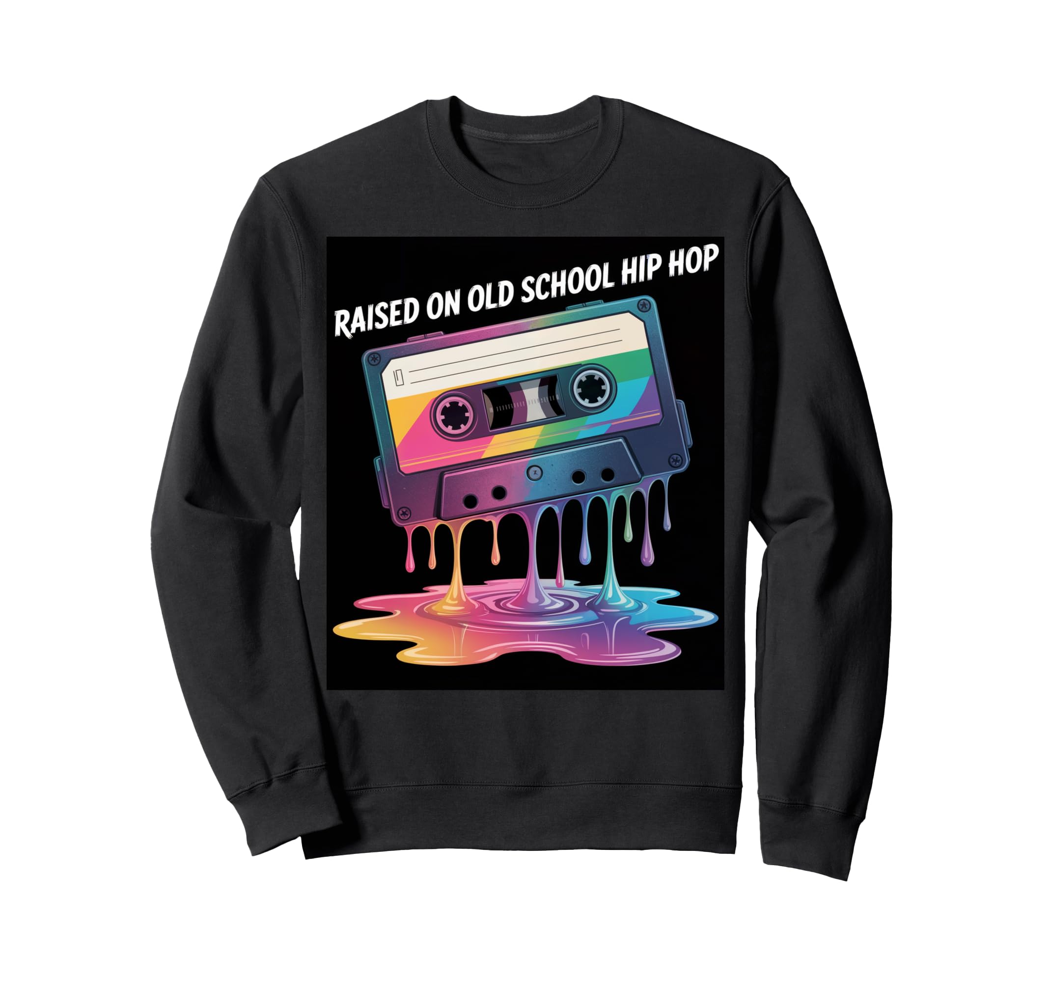90S Hip Hop Cassette Music Old School Sweatshirt - Minimalist Print Unisex - T-Shirt, Sweatshirt, Hoodie