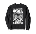 Proud Ice Hockey Goalie Grandma Sweatshirt - Custom Art Print Men Women - T-Shirt, Sweatshirt, Hoodie