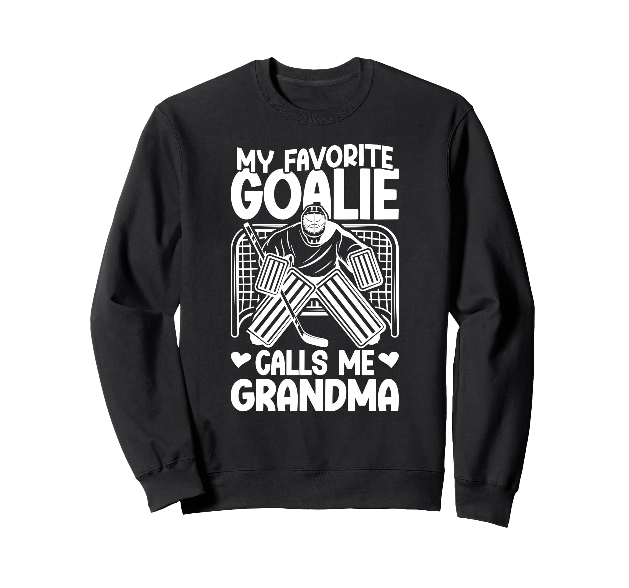 Proud Ice Hockey Goalie Grandma Sweatshirt - Custom Art Print Men Women - T-Shirt, Sweatshirt, Hoodie