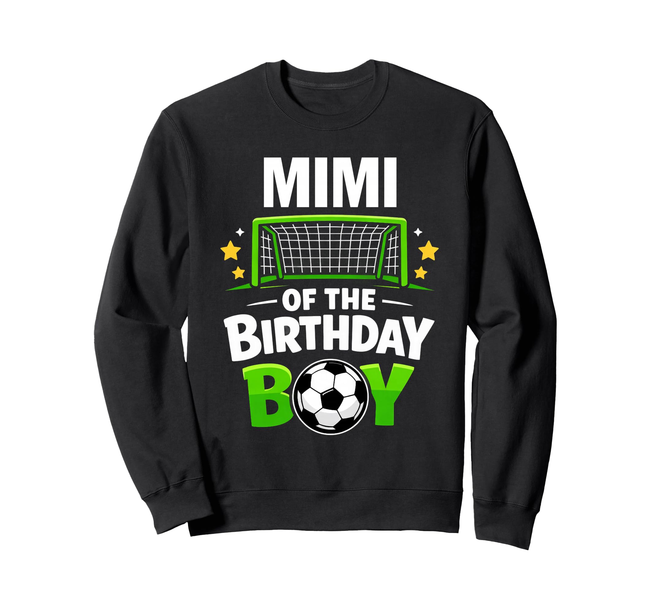 Mimi Birthday Soccer Ball Family Sweatshirt - Graphic Print Men Women - T-Shirt, Sweatshirt, Hoodie