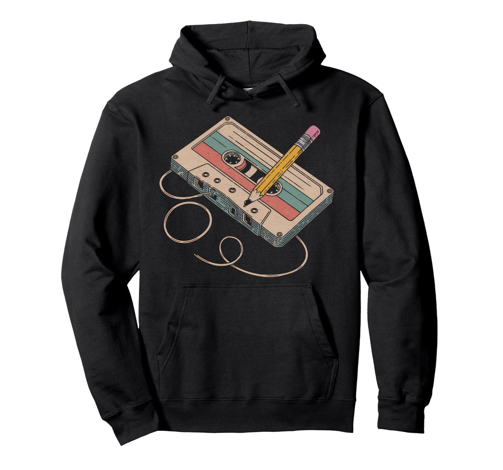 Cassette 80S 90S Party Mixtape Tape Hoodie - Aesthetic Graphic for Adults - T-Shirt, Sweatshirt, Hoodie