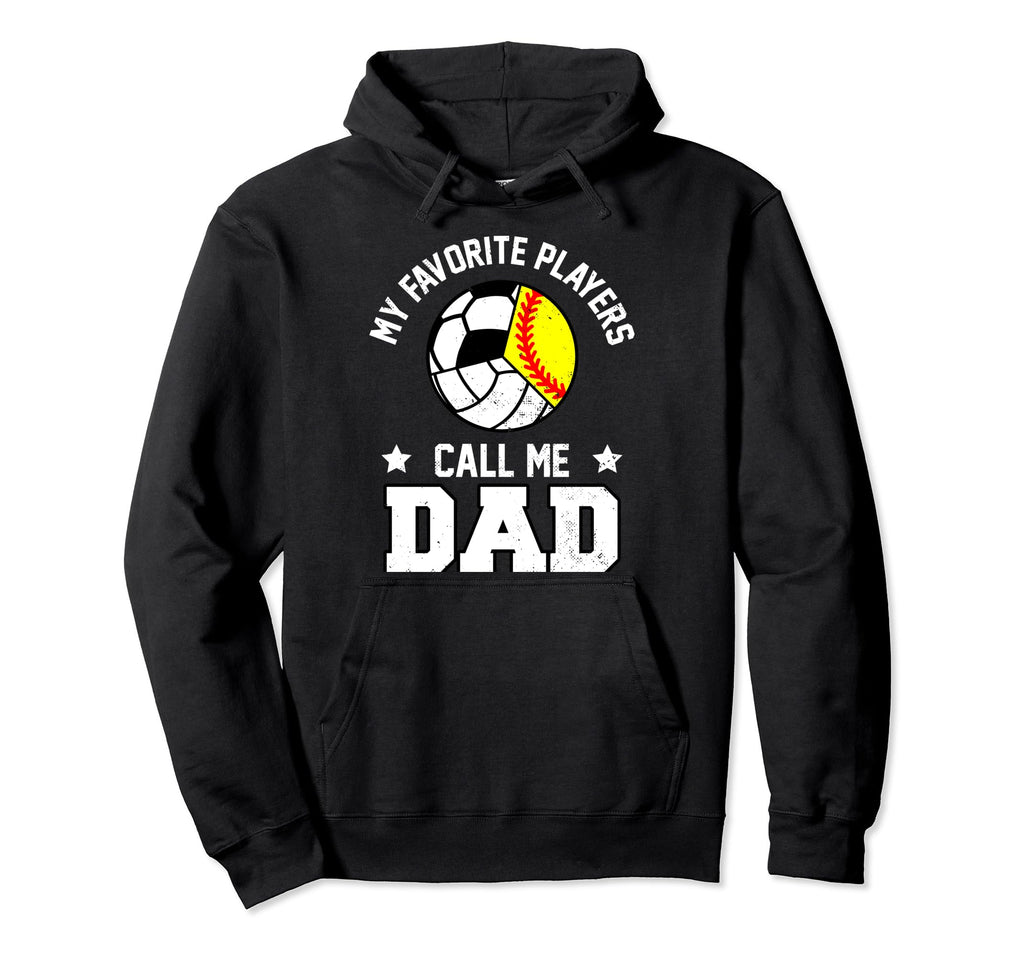 My Favorites Softball Volleyball Soccer Hoodie - Graphic Print Men Women - T-Shirt, Sweatshirt, Hoodie