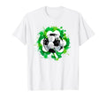 St Patricks Day Soccer St Pattys T-Shirt - Fun Novelty Design Unisex - T-Shirt, Sweatshirt, Hoodie
