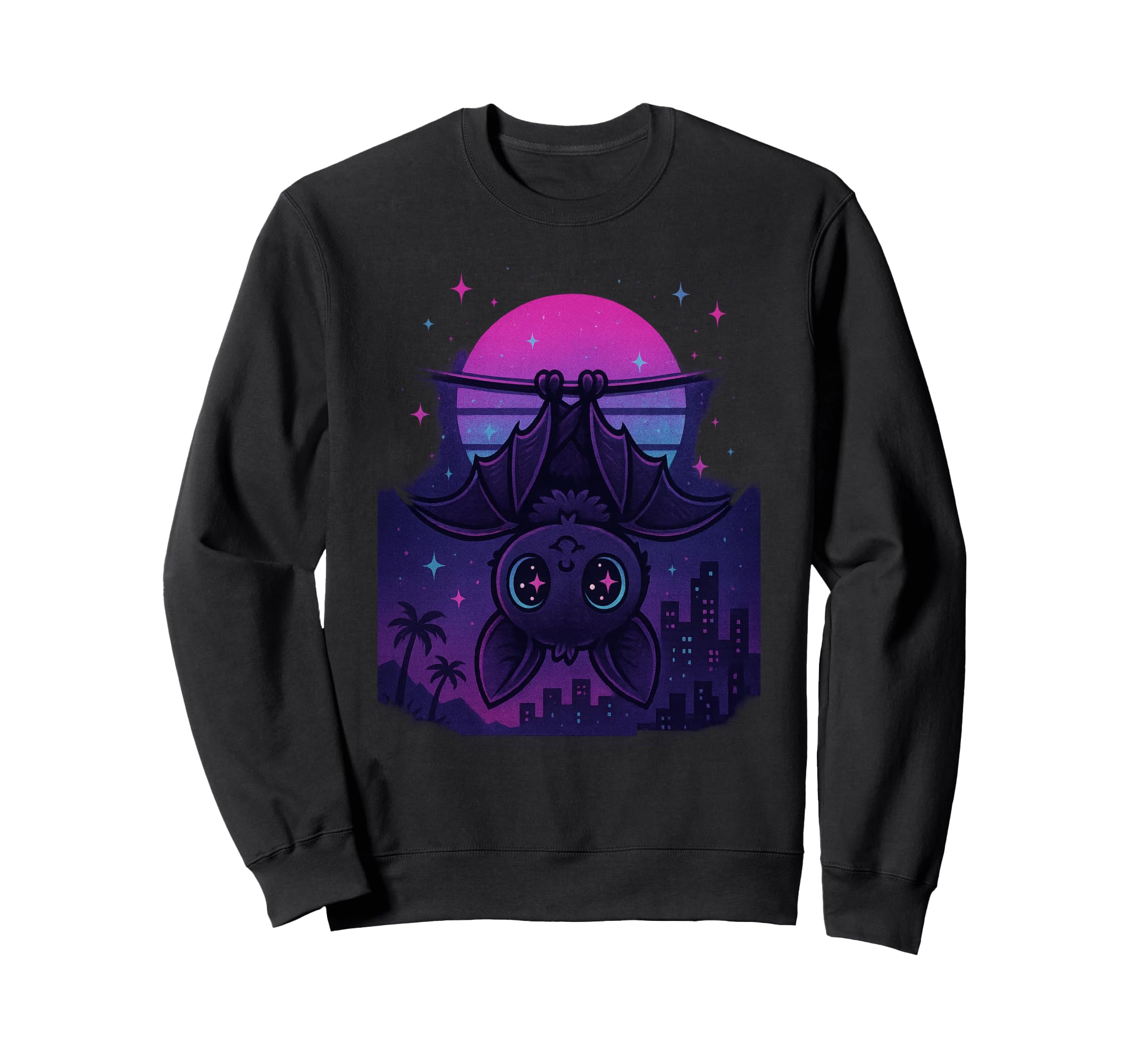 80S Synthwave Sweatshirt - Graphic Print Unisex - T-Shirt, Sweatshirt, Hoodie