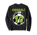 70 Year Old Birthday Soccer Sweatshirt - Minimalist Print for Adults - T-Shirt, Sweatshirt, Hoodie
