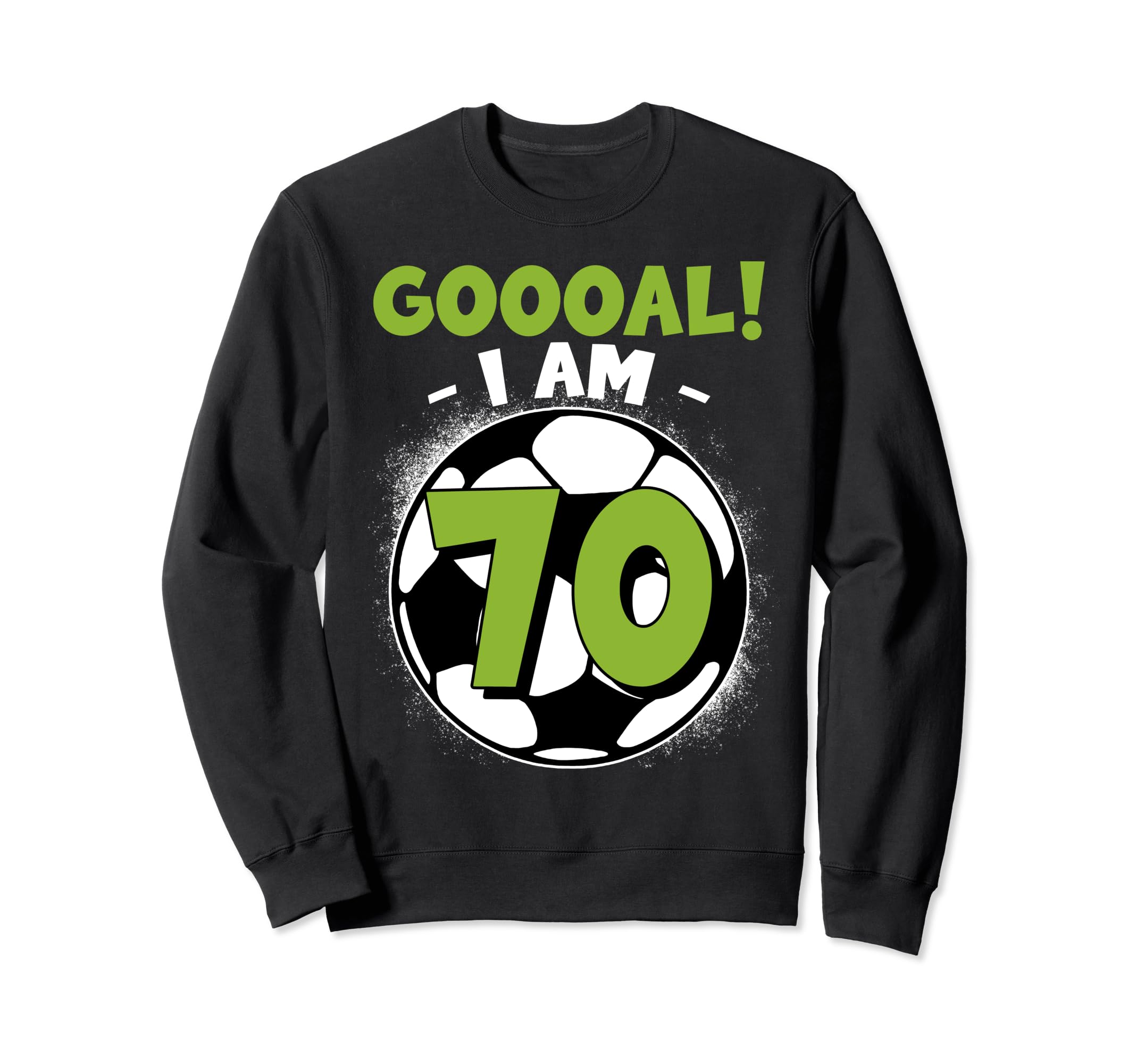 70 Year Old Birthday Soccer Sweatshirt - Minimalist Print for Adults - T-Shirt, Sweatshirt, Hoodie