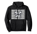 Soccer Grammy Soccer Grandma Nana Hoodie - Custom Art Print for Adults - T-Shirt, Sweatshirt, Hoodie