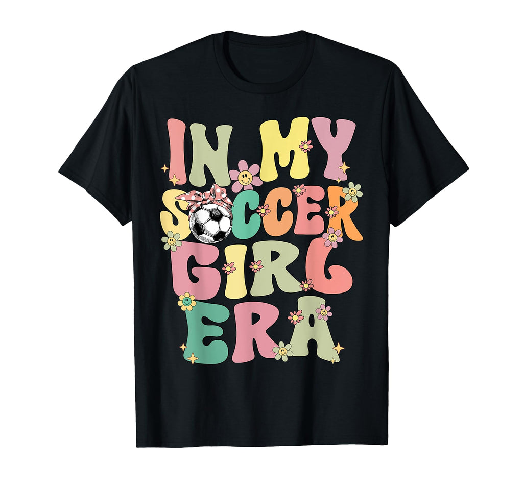 My Soccer Era Groovy Soccer Soccer T-Shirt - Minimalist Print for Adults - T-Shirt, Sweatshirt, Hoodie