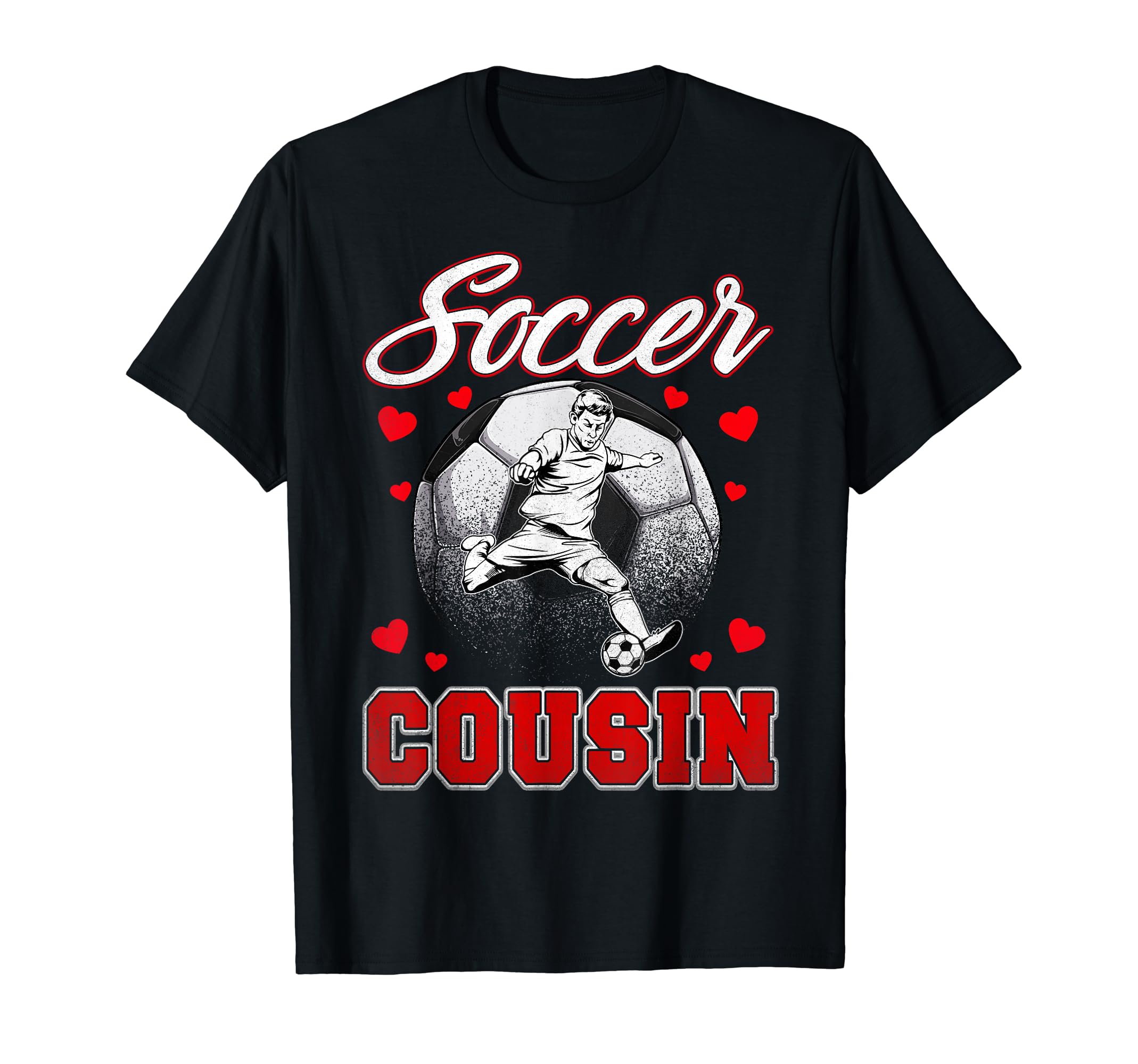 Soccer Cousin Family Matching Team T-Shirt - Aesthetic Graphic for Adults - T-Shirt, Sweatshirt, Hoodie