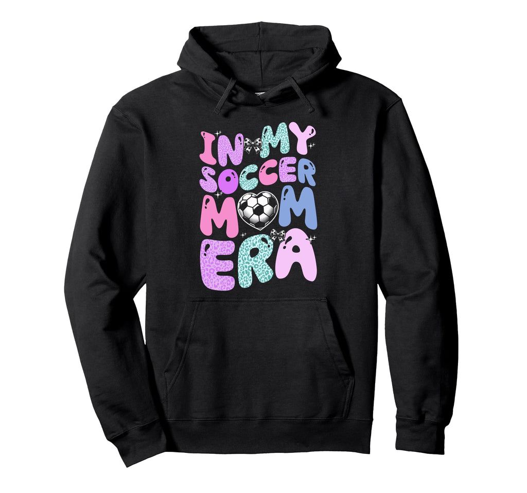 My Soccer Mom Era Groovy Football Season Hoodie - Trendy Graphic Men Women - T-Shirt, Sweatshirt, Hoodie