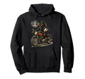 Gordon Setter Ride Motorbike Love Hoodie - Novelty Apparel for Adults - T-Shirt, Sweatshirt, Hoodie