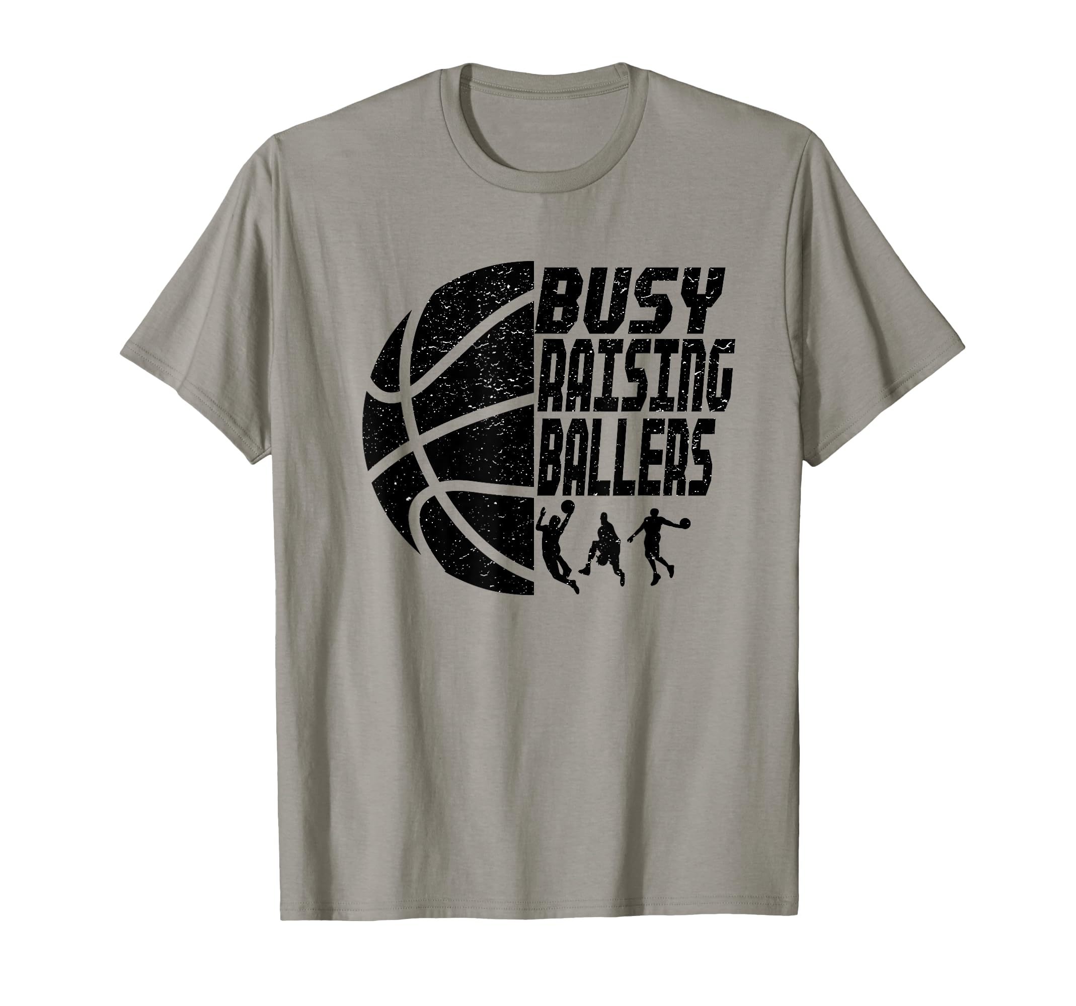 Busy Raising Ballers Basketball Dad T-Shirt - Aesthetic Graphic Unisex - T-Shirt, Sweatshirt, Hoodie