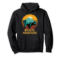 Bison Wichita Mountains National Hoodie - Fun Novelty Design for Adults - T-Shirt, Sweatshirt, Hoodie