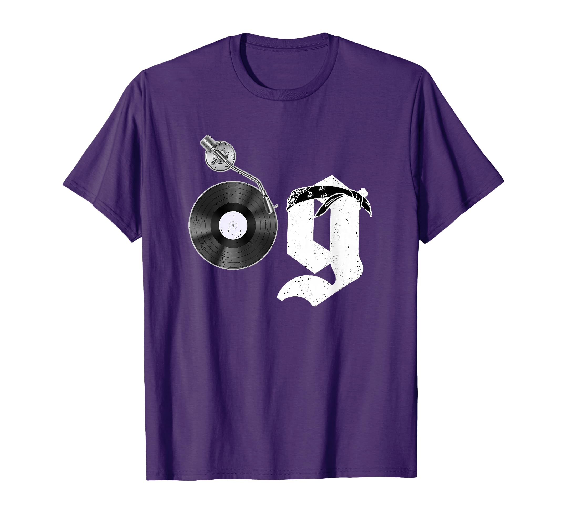 Old School Dad Og Hip Hop Head Vinyl T-Shirt - Custom Art Print for Adults - T-Shirt, Sweatshirt, Hoodie