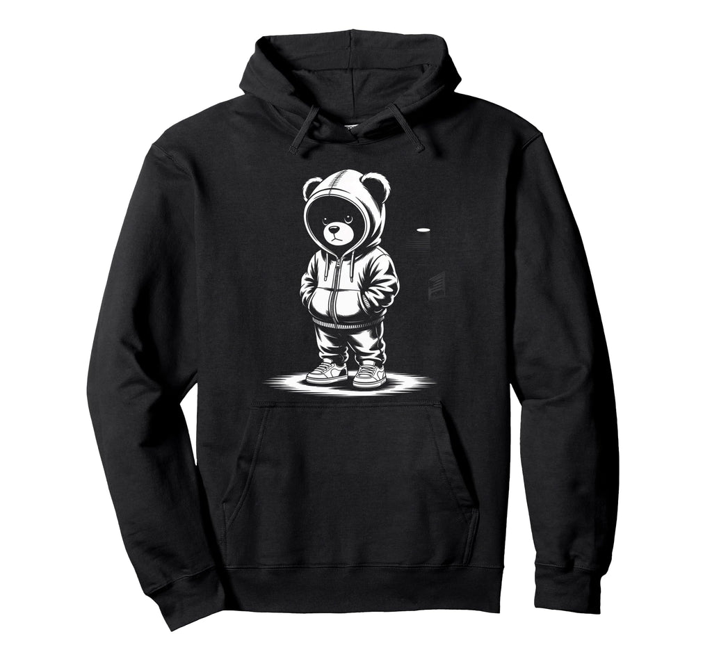 Camouflage Rapper Teddy Bear Camo 80S Old Hoodie - Streetwear Style Unisex - T-Shirt, Sweatshirt, Hoodie