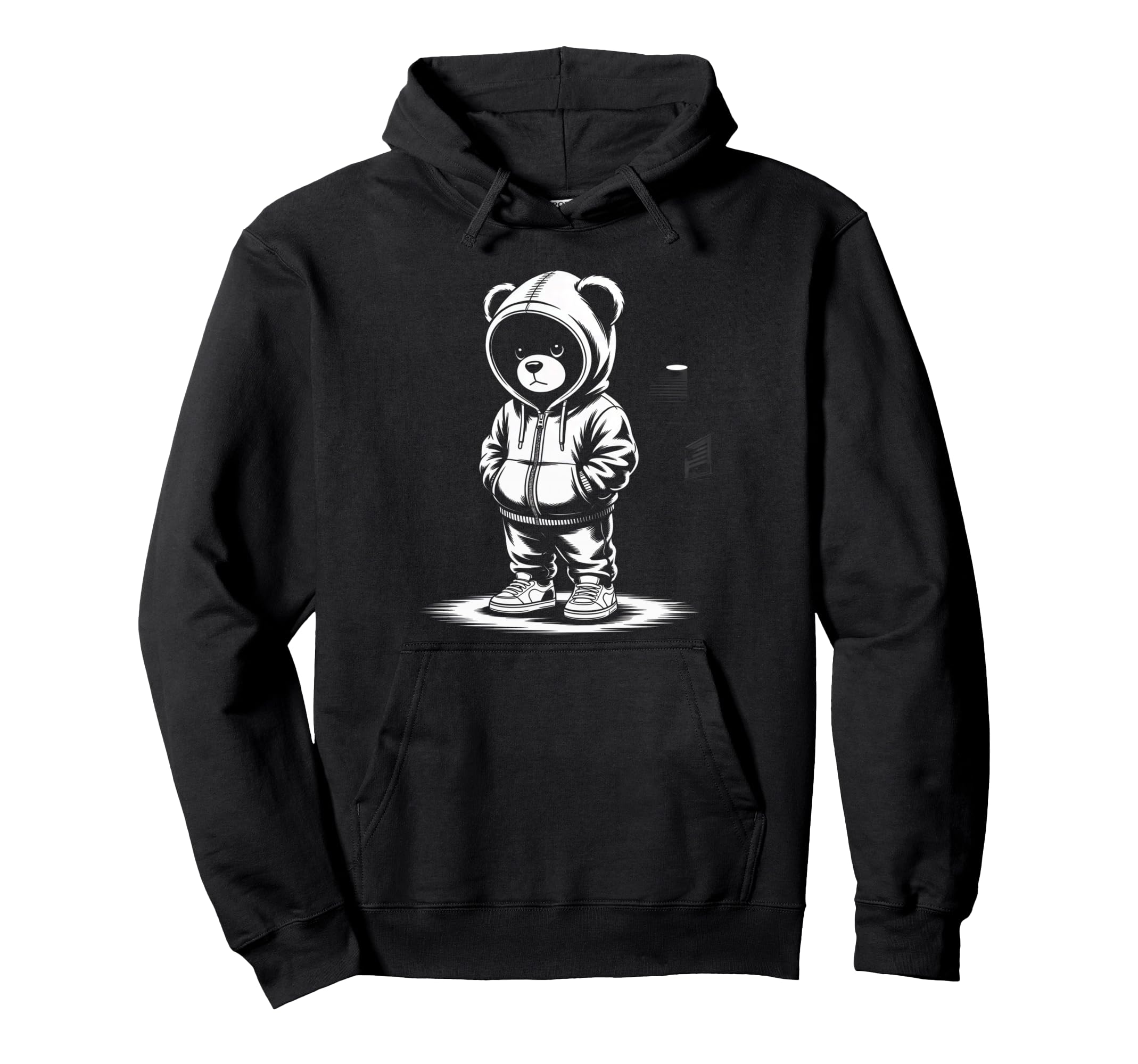 Camouflage Rapper Teddy Bear Camo 80S Old Hoodie - Streetwear Style Unisex - T-Shirt, Sweatshirt, Hoodie