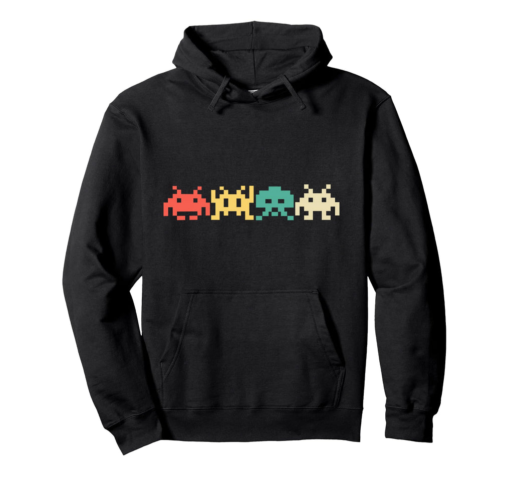 80S Video Game Arcade Hoodie - Novelty Apparel Unisex - T-Shirt, Sweatshirt, Hoodie