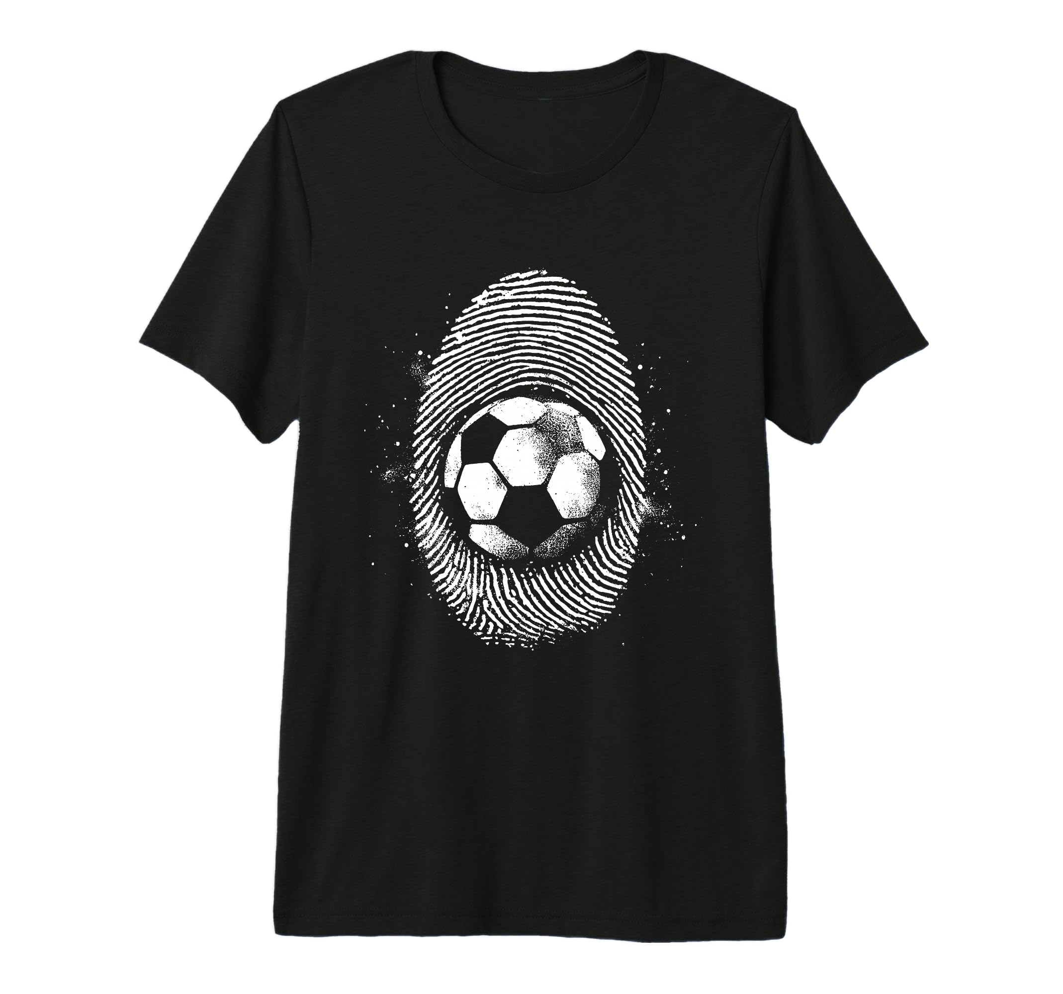 Soccer Fingerprint Soccer Football Lover T-Shirt - Trendy Graphic Unisex - T-Shirt, Sweatshirt, Hoodie