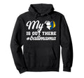 My Heart Is Out There Ball Mama Soccer Hoodie - Streetwear Style Men Women - T-Shirt, Sweatshirt, Hoodie