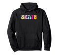 Skate Funny Roller Skating Rollerskate Hoodie - Unique Graphic Unisex - T-Shirt, Sweatshirt, Hoodie