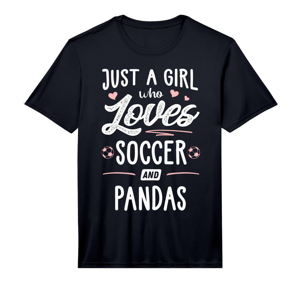 Just Who Loves Soccer And Pandas Gift T-Shirt - Novelty Apparel Men Women - T-Shirt, Sweatshirt, Hoodie