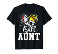 Ball Aunt Baseball Softball Soccer Aunt T-Shirt - Trendy Graphic for Adults - T-Shirt, Sweatshirt, Hoodie