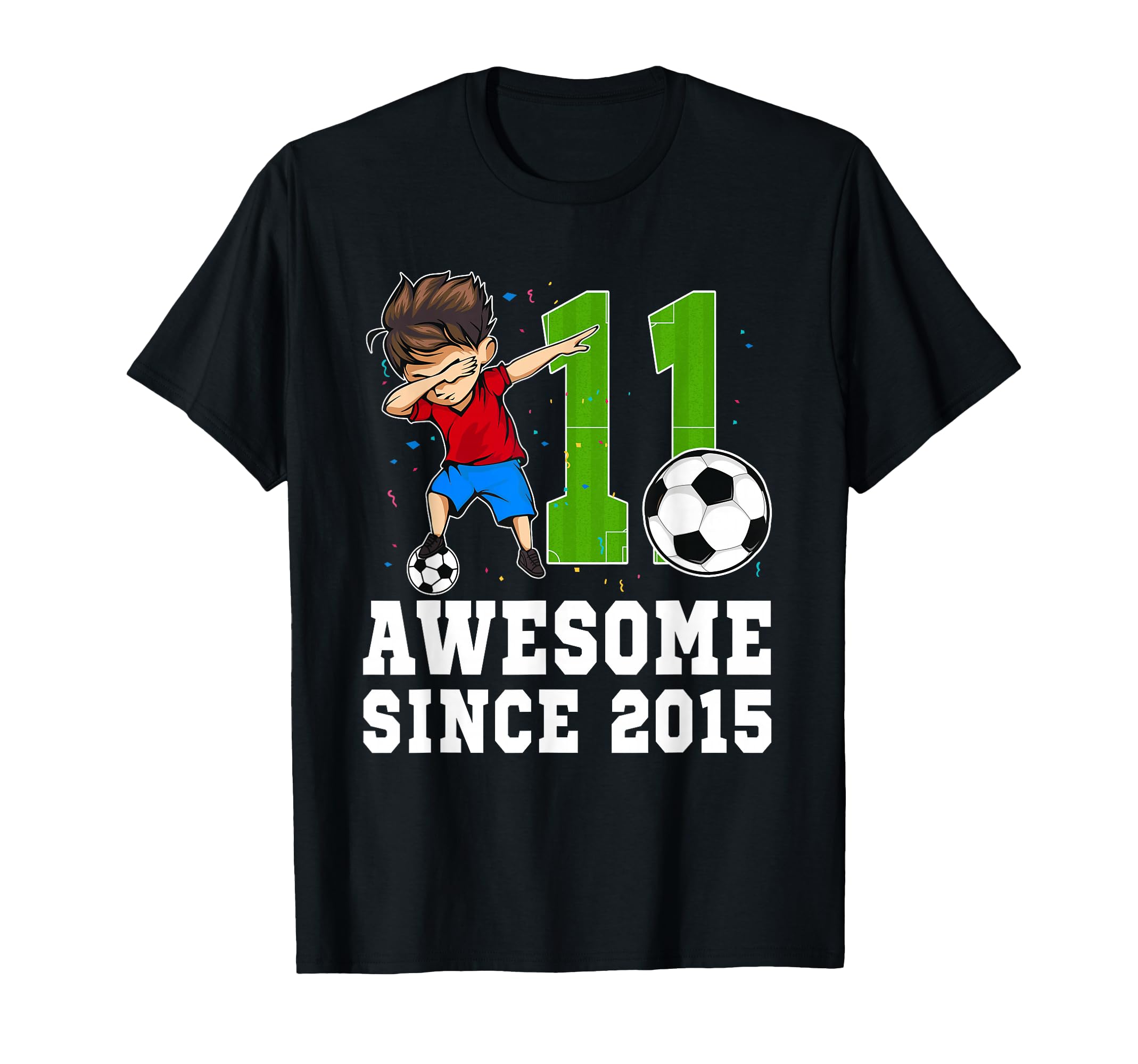 11 Year Old Birthday Soccer Player T-Shirt - Minimalist Print for Adults - T-Shirt, Sweatshirt, Hoodie