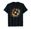 Soccer Ball Color Streetart T-Shirt - Graphic Print Unisex - T-Shirt, Sweatshirt, Hoodie