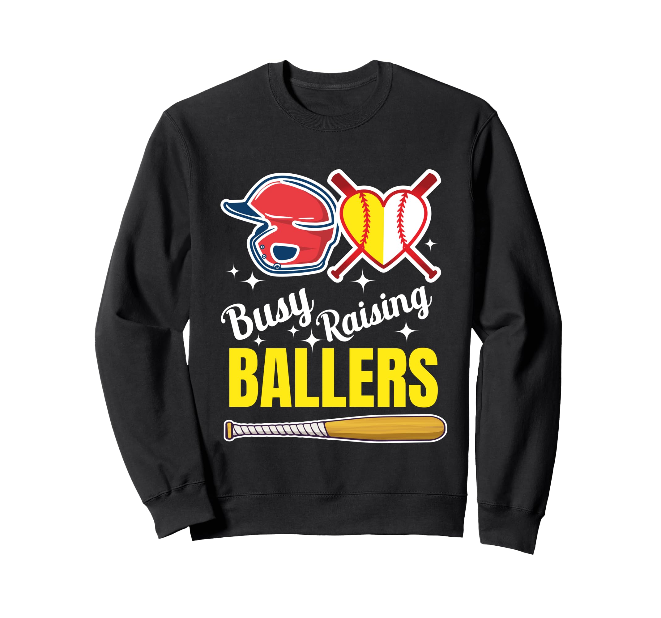 Busy Raising Ballers Softball And Sweatshirt - Unique Graphic Men Women - T-Shirt, Sweatshirt, Hoodie