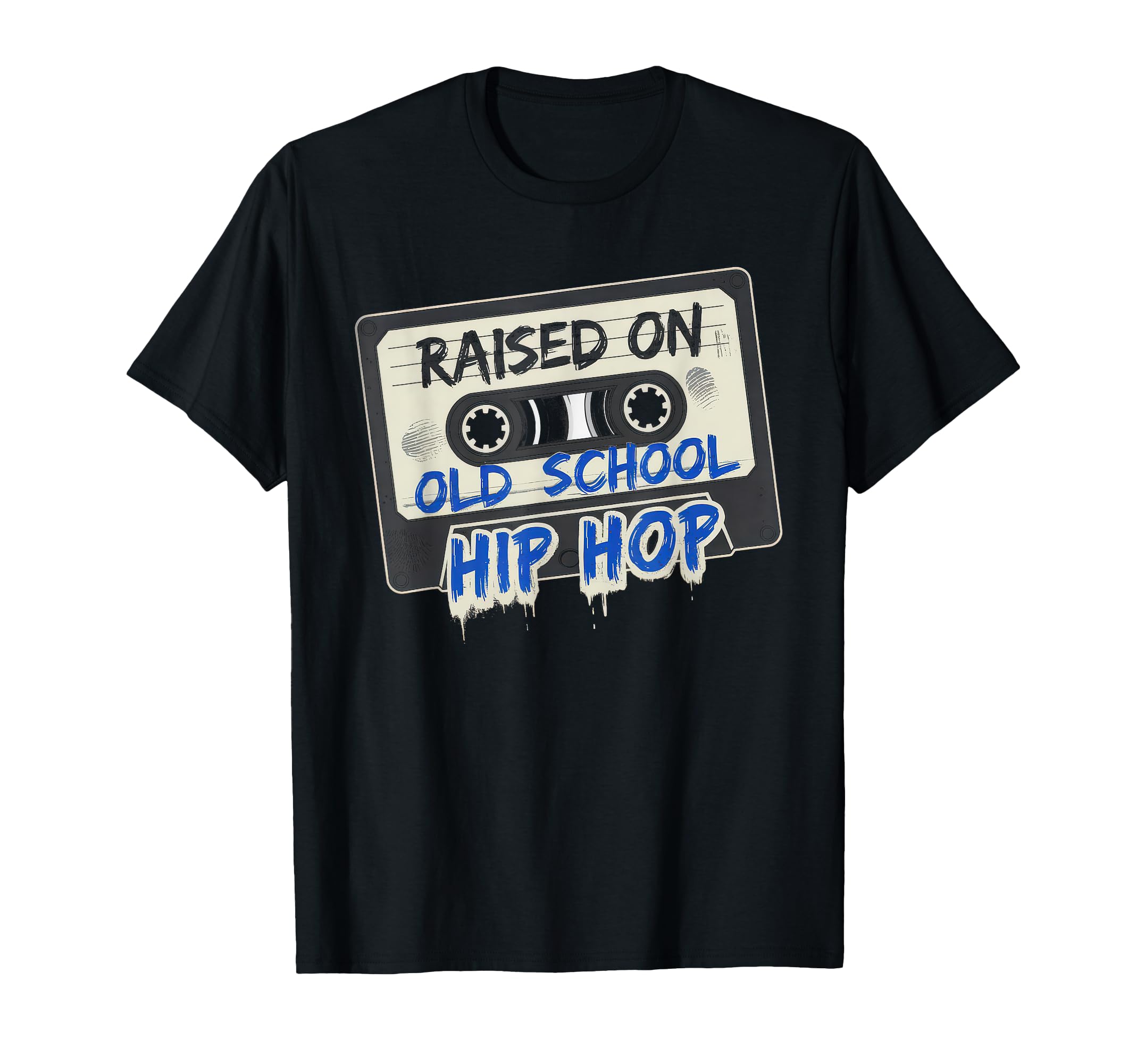 Raised Old School Hip Hop Cassette T-Shirt - Aesthetic Graphic Men Women - T-Shirt, Sweatshirt, Hoodie