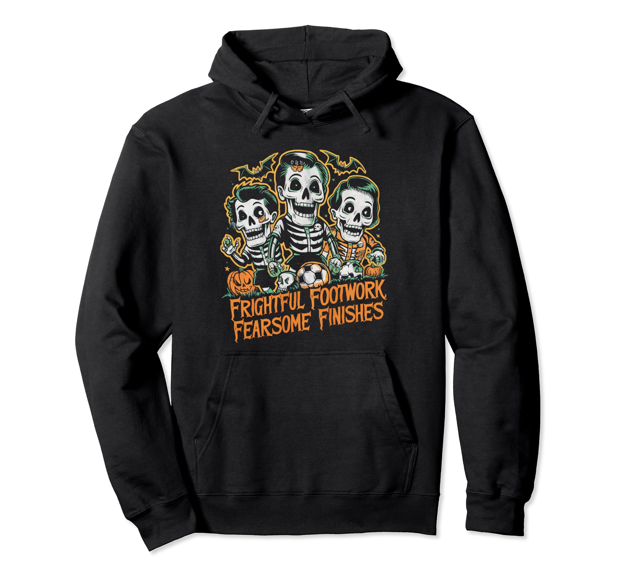 Soccer Halloween Spooky Goalkeeper Trick Hoodie - Unique Graphic Men Women - T-Shirt, Sweatshirt, Hoodie