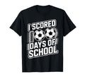 I Scored 100 Days School Soccer T-Shirt - Trendy Graphic Unisex - T-Shirt, Sweatshirt, Hoodie