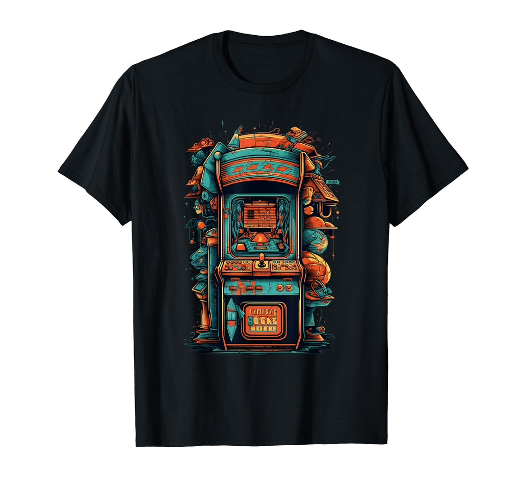 Arcade Gamer Gaming Arcade Machine T-Shirt - Fun Novelty Design for Adults - T-Shirt, Sweatshirt, Hoodie
