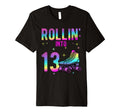 Rollin Into 13Th Birthday Roller T-Shirt - Streetwear Style for Adults - T-Shirt, Sweatshirt, Hoodie