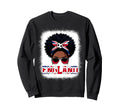 England Messy Bun Black Soccer Sweatshirt - Casual Everyday Wear for Adults - T-Shirt, Sweatshirt, Hoodie
