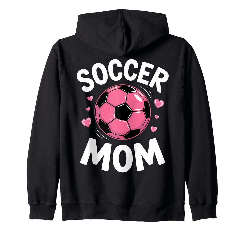 Funny Soccer Mom Soccer Player Designs Hoodie - Trendy Graphic for Adults - T-Shirt, Sweatshirt, Hoodie