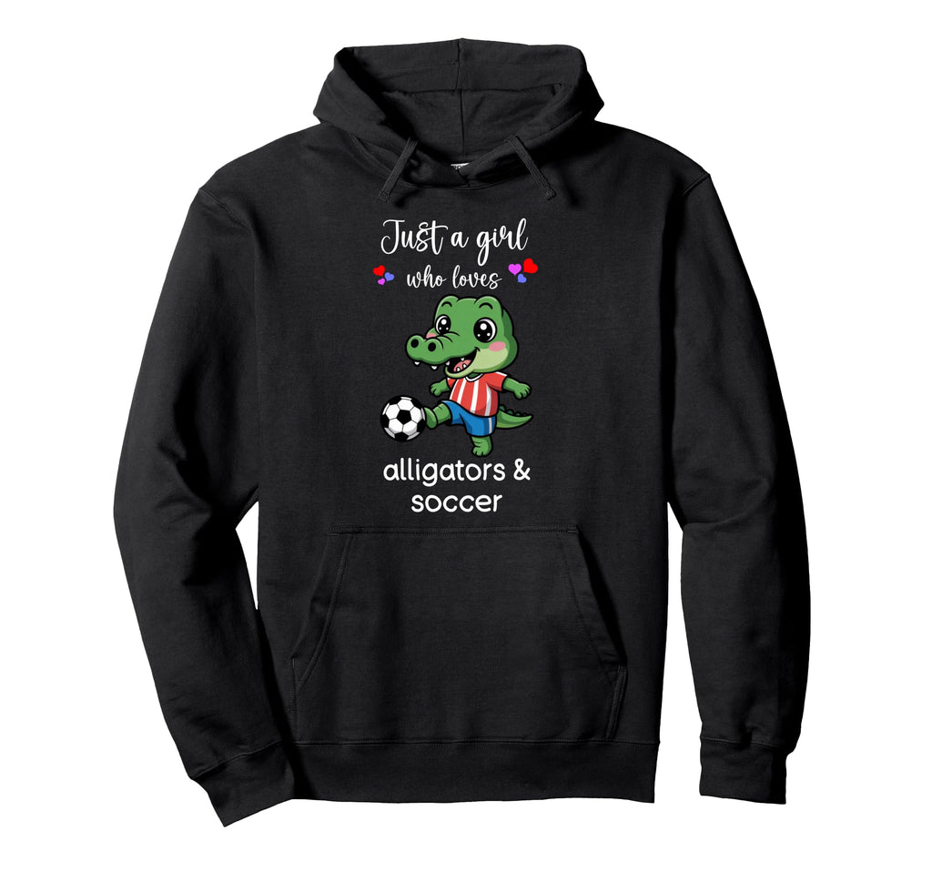 Alligator Soccer Alligator Soccer Hoodie - Minimalist Print Unisex - T-Shirt, Sweatshirt, Hoodie