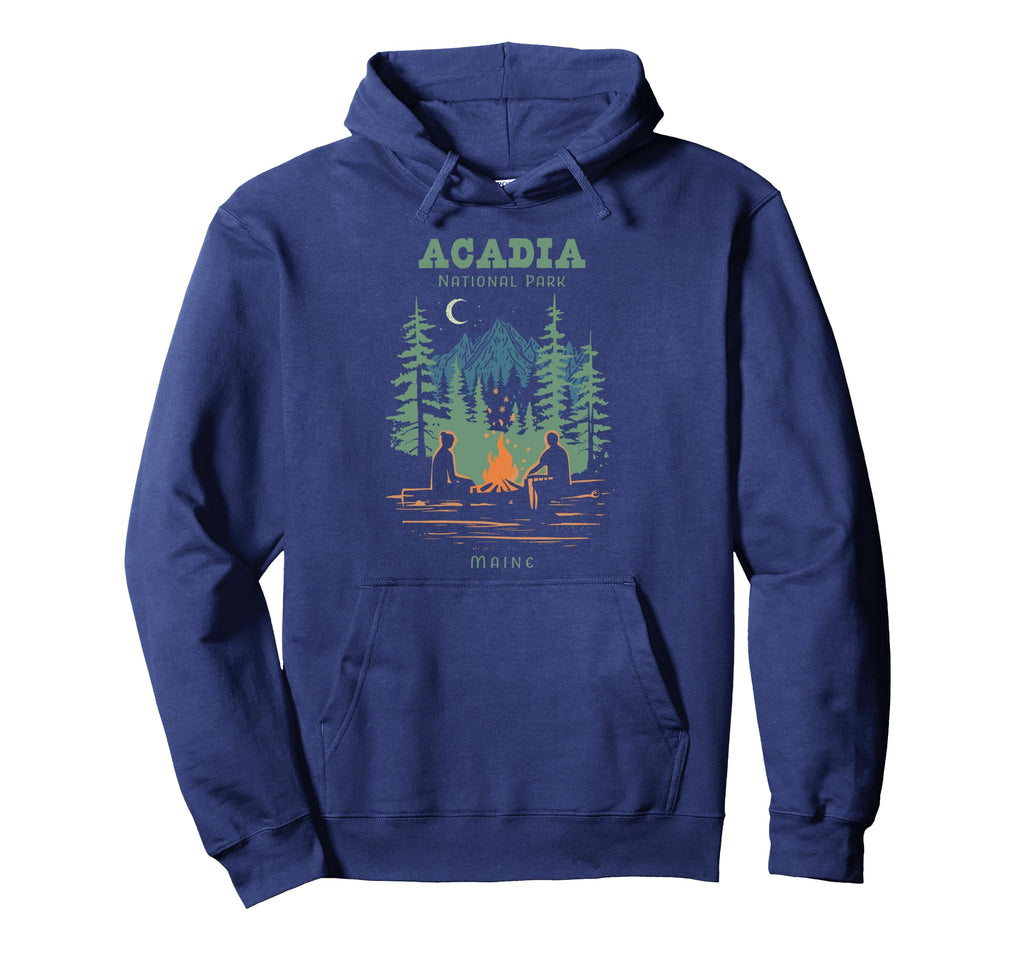 Acadia National Park Maine Hoodie - Graphic Print for Adults - T-Shirt, Sweatshirt, Hoodie