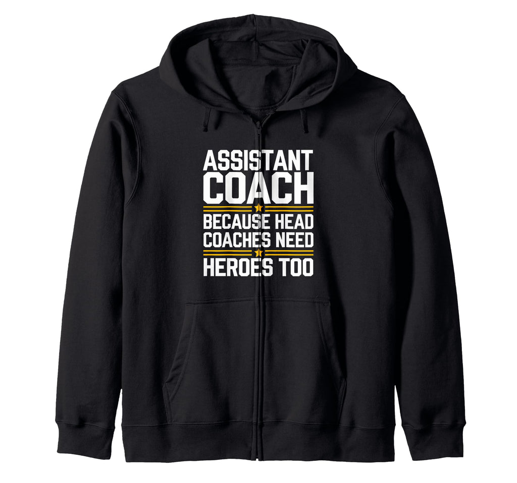 Funny Assistant Coach Soccer Sweatshirt - Minimalist Print for Adults - T-Shirt, Sweatshirt, Hoodie