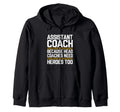 Funny Assistant Coach Soccer Sweatshirt - Minimalist Print for Adults - T-Shirt, Sweatshirt, Hoodie