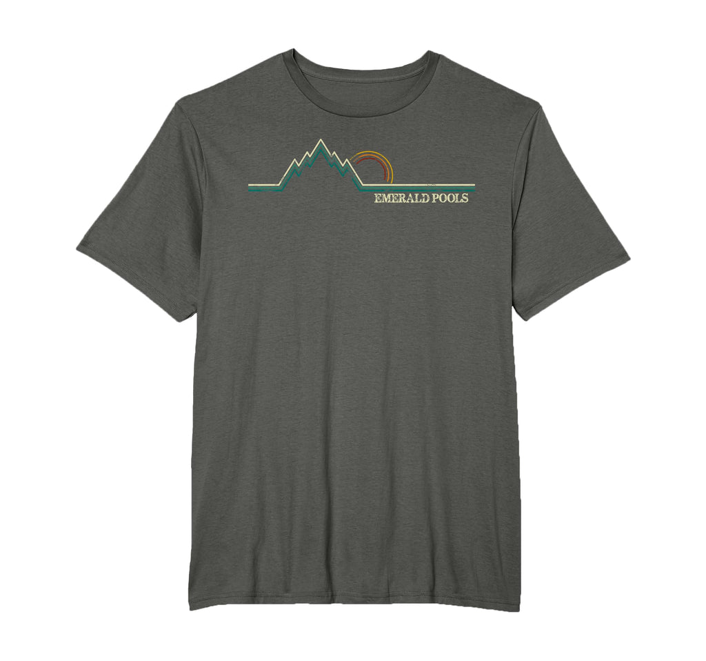 Emerald Pools Zion National Park Utah T-Shirt - Minimalist Print Men Women - T-Shirt, Sweatshirt, Hoodie
