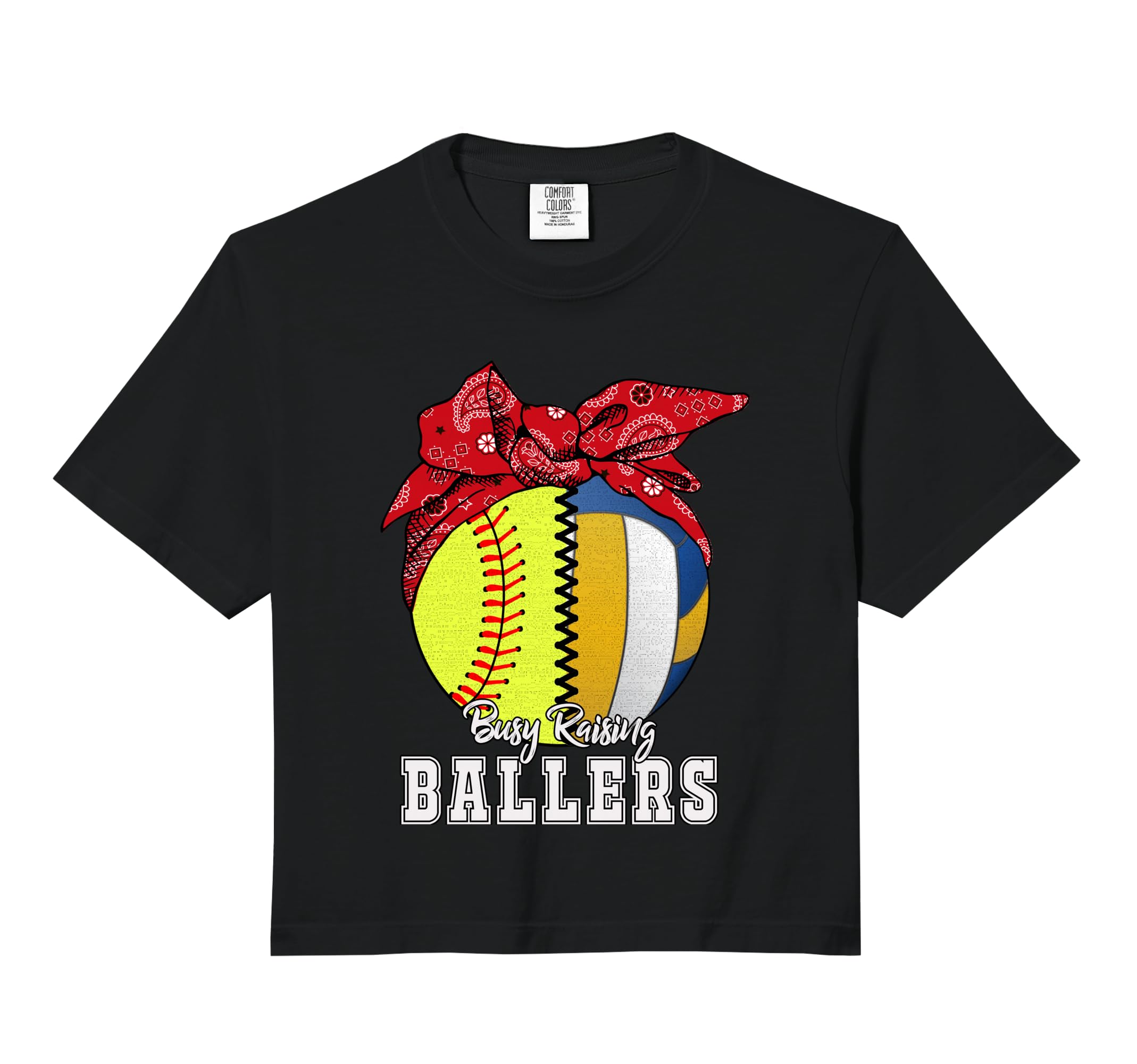 Busy Raising Ballers Softball Hoodie - Streetwear Style for Adults - T-Shirt, Sweatshirt, Hoodie