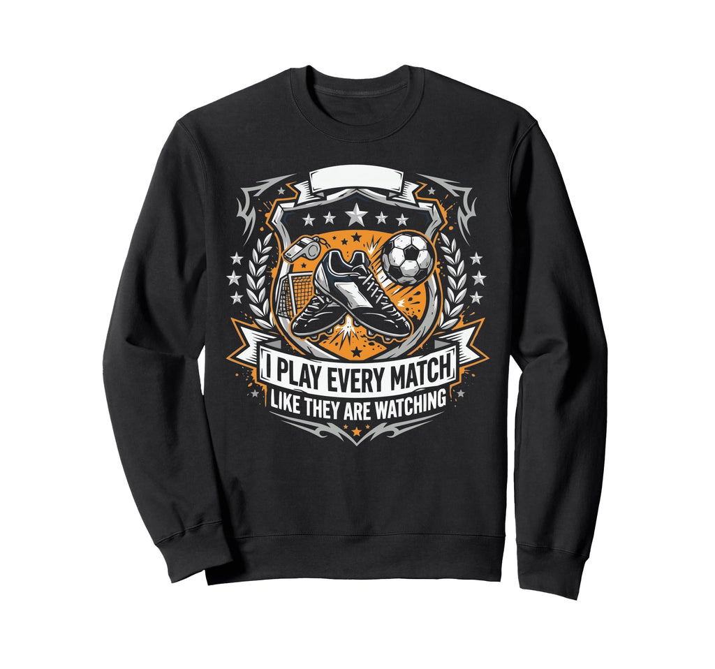 Soccer Player Soccer Dad Kick Sport Sweatshirt - Trendy Graphic Unisex - T-Shirt, Sweatshirt, Hoodie