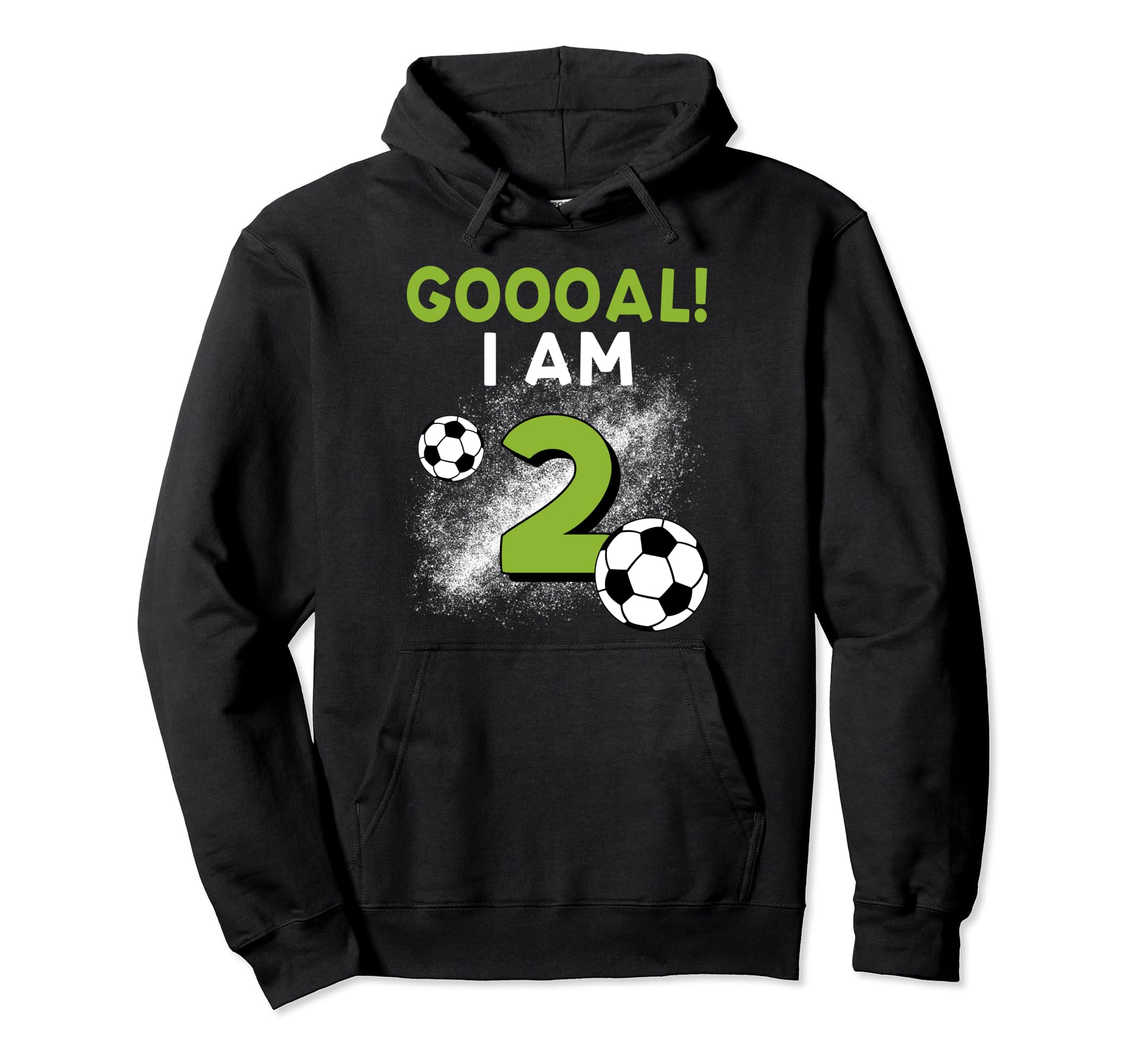 2Nd Birthday Soccer Theme 2Year Old B Hoodie - Custom Art Print for Adults - T-Shirt, Sweatshirt, Hoodie