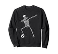Soccer Sports Dabbin Skeleton Sweatshirt - Graphic Print for Adults - T-Shirt, Sweatshirt, Hoodie