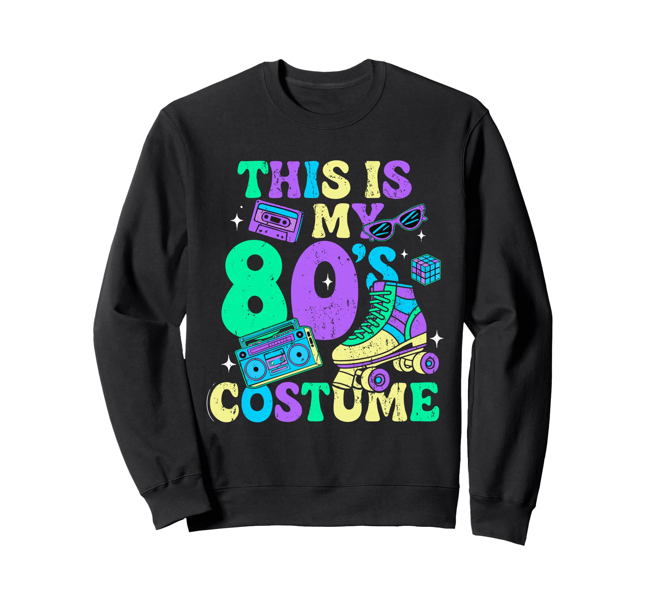 Roller Skates This Is My 80S Sweatshirt - Custom Art Print Men Women - T-Shirt, Sweatshirt, Hoodie