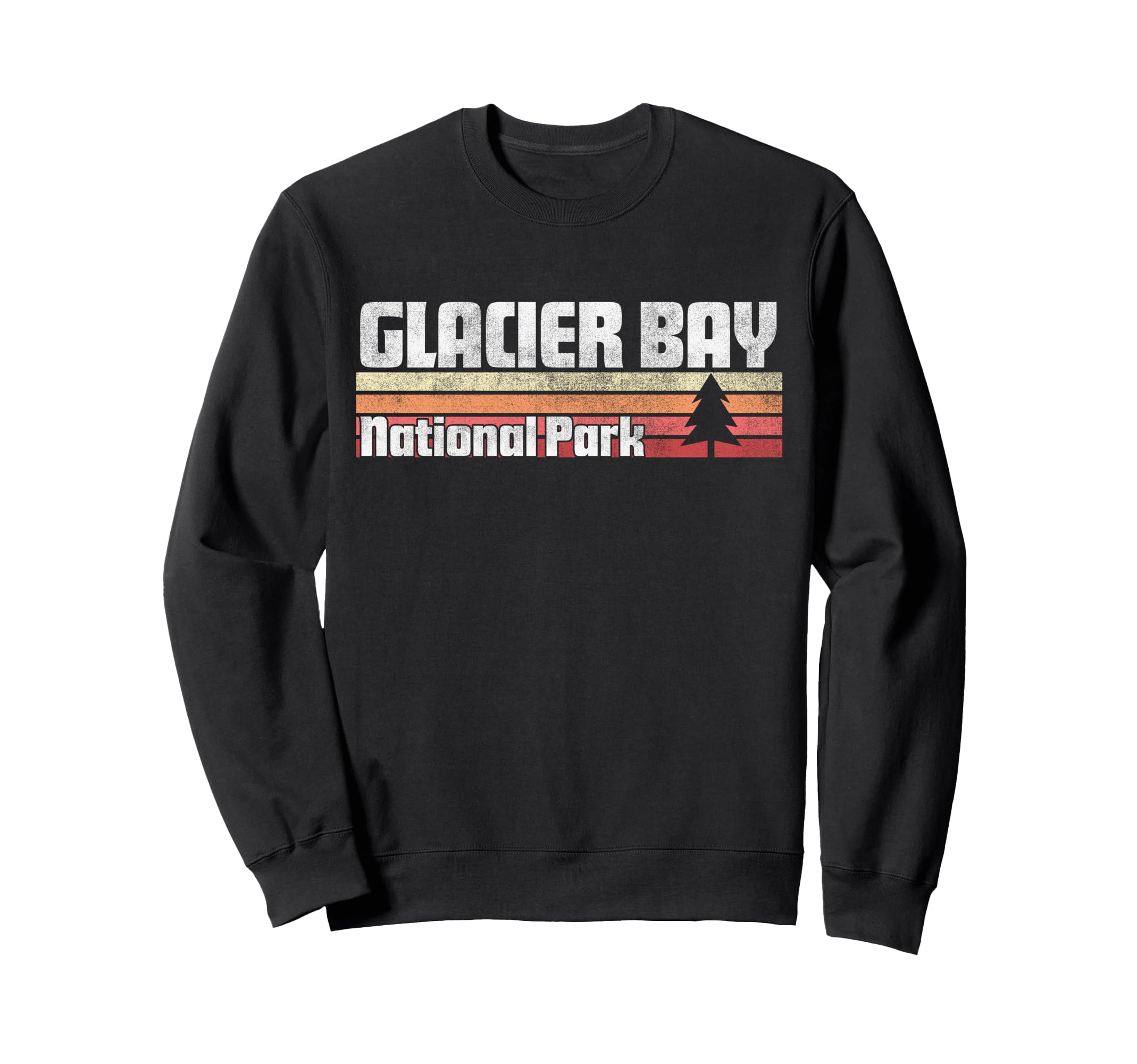 Glacier Bay National Park 70S Sweatshirt - Casual Everyday Wear for Adults - T-Shirt, Sweatshirt, Hoodie