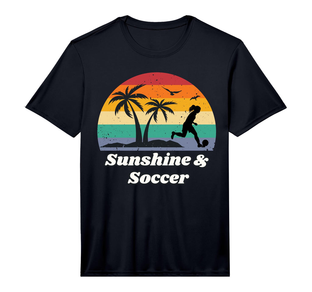 Sunshine Soccer Gear Soccer Player T-Shirt - Minimalist Print Unisex - T-Shirt, Sweatshirt, Hoodie