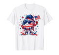 Patriotic Soccer Ball 4Th July Drip T-Shirt - Custom Art Print for Adults - T-Shirt, Sweatshirt, Hoodie